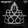 5in Crystal Diamond Dangle Pageant Crowns